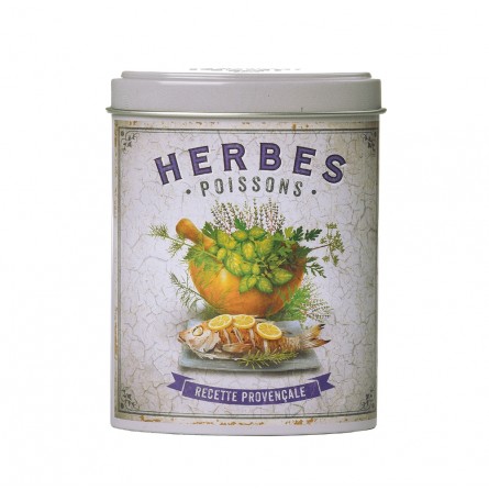 Boite verseuse herbes Poissons