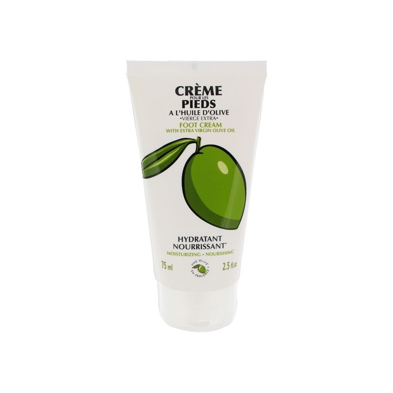 Crème pour les pieds à l'huile d'olive 75 ml