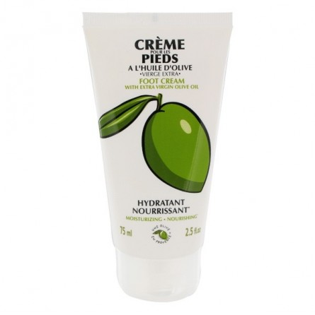 Crème pour les pieds à l'huile d'olive 75 ml