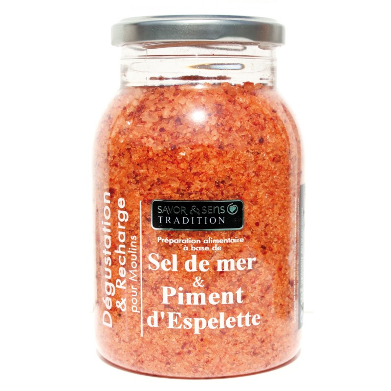 Sea Salt Espelette Pepper Recharging 580 G
