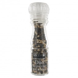 Duo poivre noir et blanc 70g