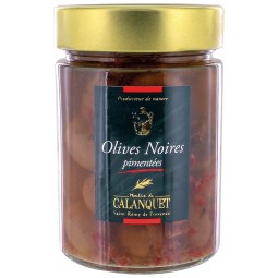 Olives Noire Pimentées