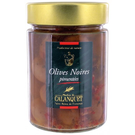 Olives Noire Pimentées